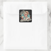  I Wish This Eggnog Was Stronger Family Christmas  スクエアシール (バッグ)