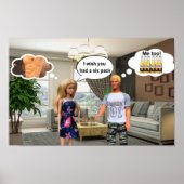 I wish you had a six pack. ポスター (正面)