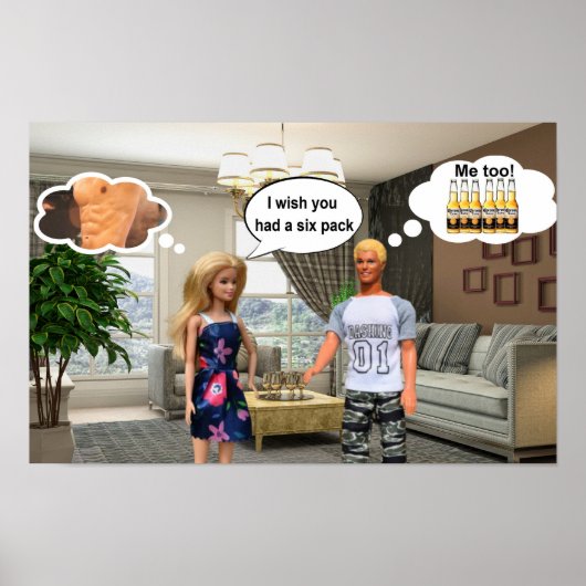 I wish you had a six pack. ポスター (正面)