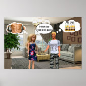 I wish you had a six pack. ポスター (正面)