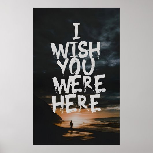 I Wish You Were Here ポスター (正面)