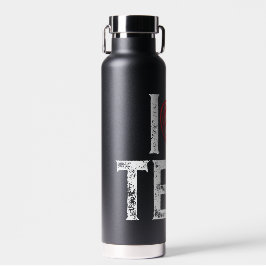 I WITH RED HEART DESIGN ウォーターボトル