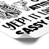 I Woke Up Today And Spun The Wheel Of Attitude Yep ポスター (角)