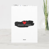 I Wolf You - 白背景のバレンタインデーカード シーズンカード (裏面)