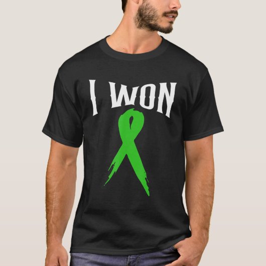 I Won Brain Injury Warrior Awareness Green Ribbon Tシャツ (正面)