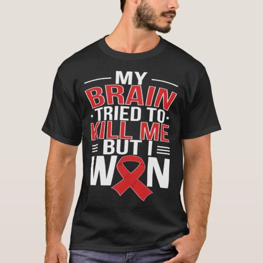 I Won Stroke Survivor Stroke Awareness Month 1 Tシャツ (正面)