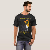 I Wonder If Pizza Thinks About Me Too Food   Cat Tシャツ (正面フル)