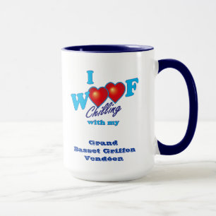 I Woofの壮大なバセット犬Griffon Vendeen マグカップ