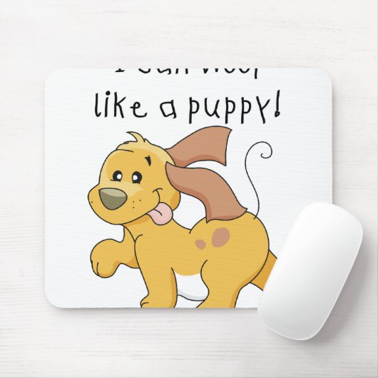 I Woofは子犬を好みます マウスパッド (マウス)