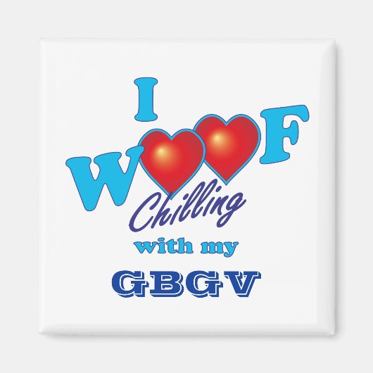 I Woof GBGV マグネット (正面)
