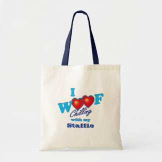 I Woof Staffies トートバッグ
