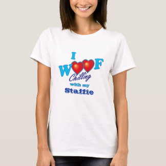 I Woof Staffies Tシャツ