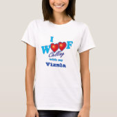 I Woof Vizsla Tシャツ (正面)