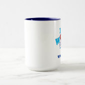 I Woof Whippet マグカップ (中央)