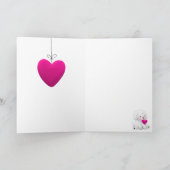 I Woof You Cute Kids Funny Valentines Day シーズンカード (内部)