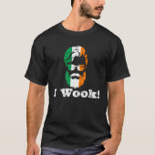 I WOOK WORK IRISH FLAG BEARD SUNGLASSES MAN Tシャツ (正面)