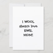 I WOOL Always love EWE MOM Flat シーズンカード (裏面)