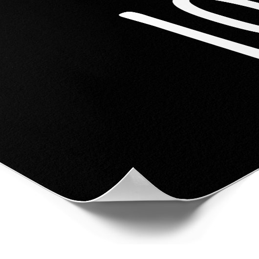 I Wooly Love Puns Funny Sheep Pun Dark BG ポスター (角)