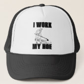 I WORK MY HOE キャップ (正面)