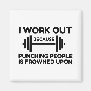I Work Out マグネット