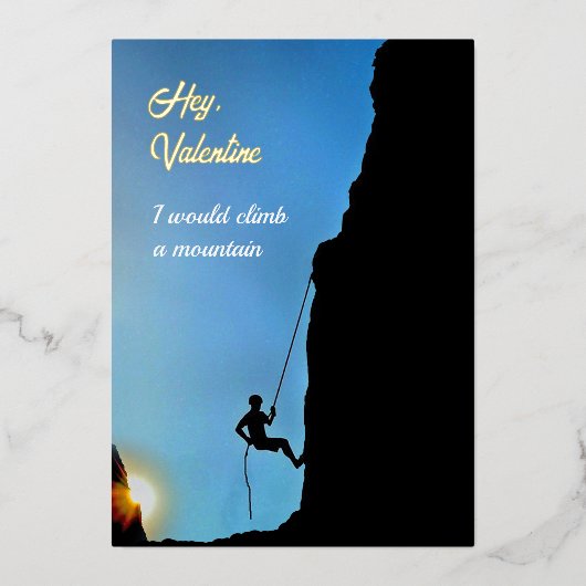 I would climb a mountain -- Personalize 箔シーズンカード (正面)