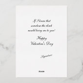 I would climb a mountain -- Personalize 箔シーズンカード (裏面)