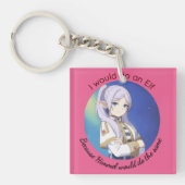 I would do an elf キーホルダー (正面)