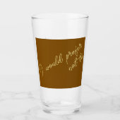 I would prefer not to タンブラーグラス (正面)