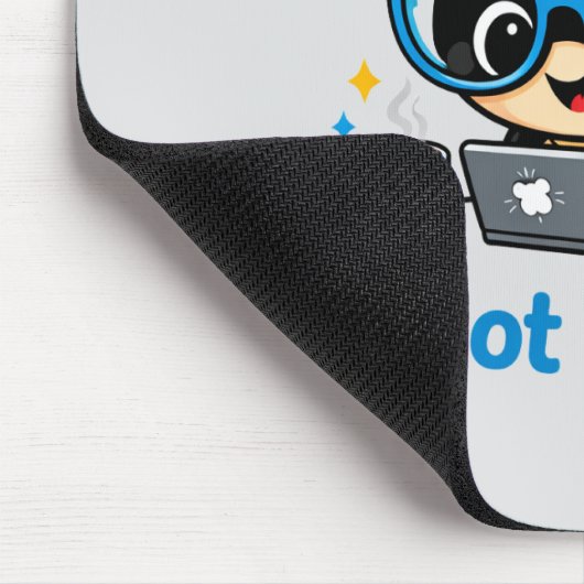 I write bugs, not code. マウスパッド (コーナー)