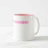 I WUV WOOOO! ツートーンマグカップ (正面右)
