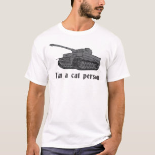 I&x27;m a Cat Person - Tiger Tank Sticker Tシャツ