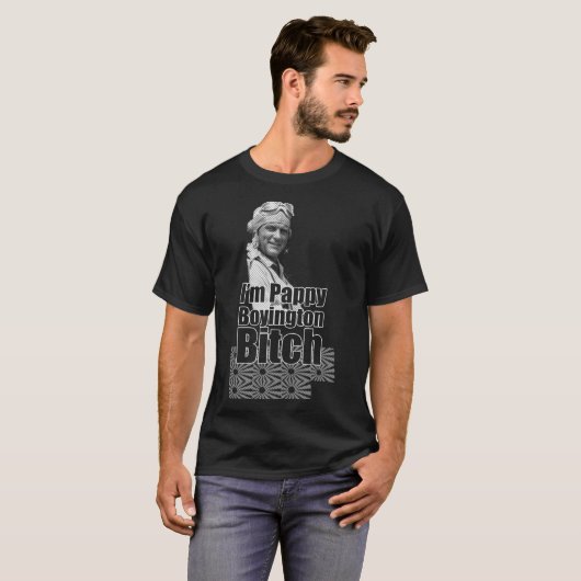 I&x27;m Pappy Boyington Btch Essential T-Shirt Tシャツ (正面フル)
