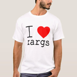 I ❤️ xargs tシャツ