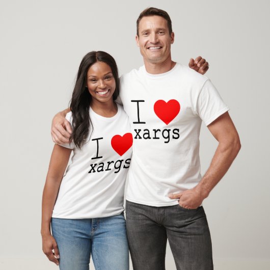 I ❤️ xargs tシャツ (ユニセックス)