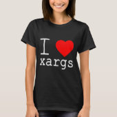 I ❤️ xargs tシャツ (正面)