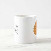 I Yam What I Yam Awesome Yam Vegetable Pun Playful コーヒーマグカップ (中央)