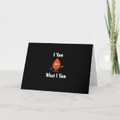 I Yam What I Yam Basic Design For Thanksgiving カード (正面)