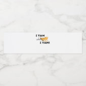 I Yam What I Yam! Classic ペットボトルラベル (シングルラベル)