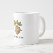 I Yam What I Yam Cute Cosy Autumn Warm Mood ジャンボコーヒーマグカップ (正面右)