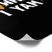 I Yam What I Yam Design - Sweet Potato Lover Desig ポスター (角)