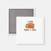 I Yam What I Yam Funny Basic Humor マグネット (正面/裏面)