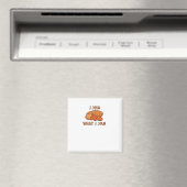 I Yam What I Yam Funny Basic Humor マグネット (インサイチュ (食洗機))