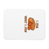 I Yam What I Yam Funny Basic Humor マグネット (横)