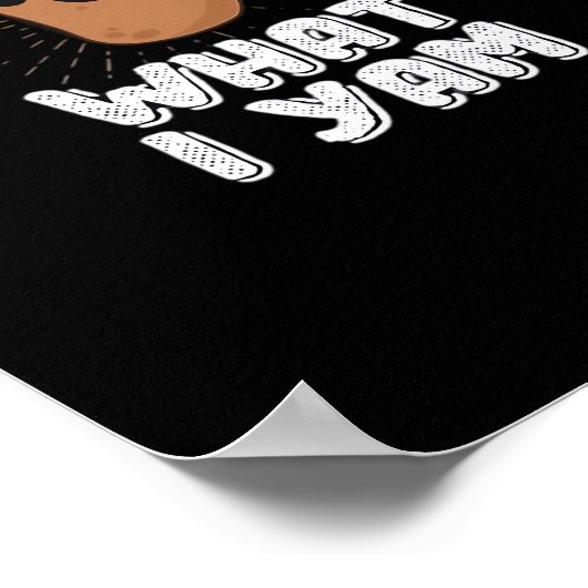 I Yam What I Yam Funny Potato Pun Thanksgiving ポスター (角)