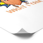 I Yam What I Yam Funny Sweet Potato Thanksgiving S ポスター (角)