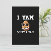 I Yam What I Yam Humorous V-Neck シーズンカード (スタンド正面)
