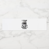 I Yam What I Yam Meme Humor Mood ペットボトルラベル (シングルラベル)