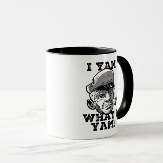 I Yam What I Yam Meme Humor Mood マグカップ (正面右)