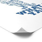 I Yam What I Yam Sketch Linework Minimal Touch ポスター (角)