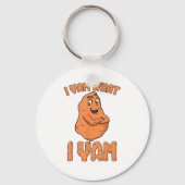 I Yam What I Yam Sweet Potato Funny Thanksgiving キーホルダー (正面)
